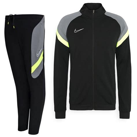 nike dry academy trainingspak zwart|Zwarte trainingspakken .